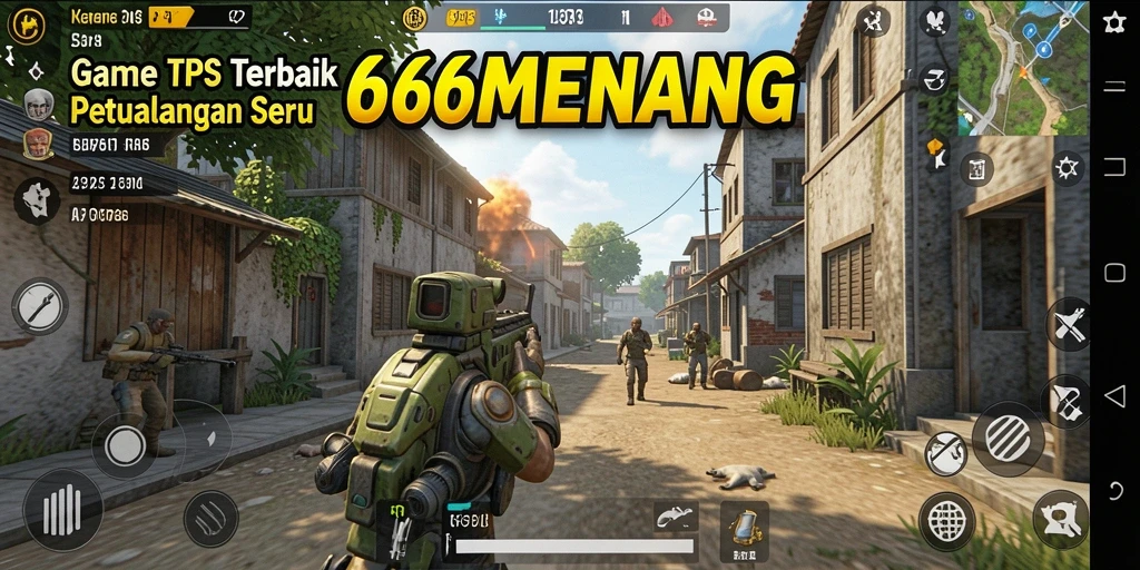 Tampilan gameplay 66MENANG yang menegangkan dan mendebarkan.