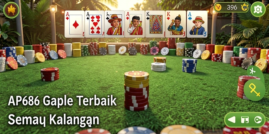 Tangkapan layar permainan Gaple yang seru dan interaktif.