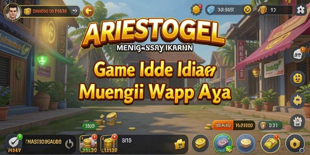Tampilan gameplay ARIESTOGEL yang menawan dan interaktif.