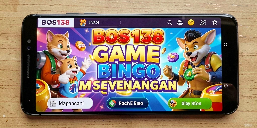 Tampilan gameplay seru dalam aplikasi Bingo BOS138.