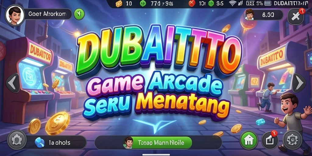 Tampilan gameplay seru DUBAITOTO dengan berbagai tantangan dan karakter.