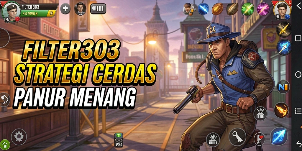 Tampilan gameplay mendebarkan dari FILTER303 dengan strategi yang cerdas.