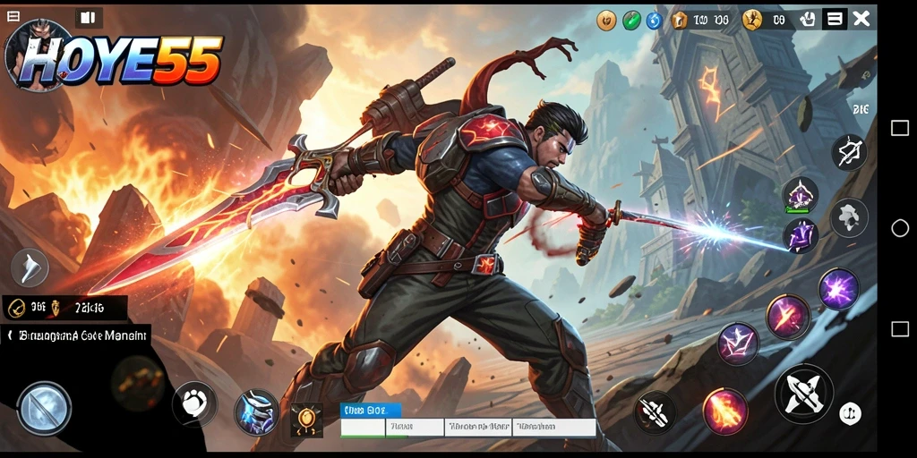Gameplay menegangkan di HOYE55 yang penuh aksi.