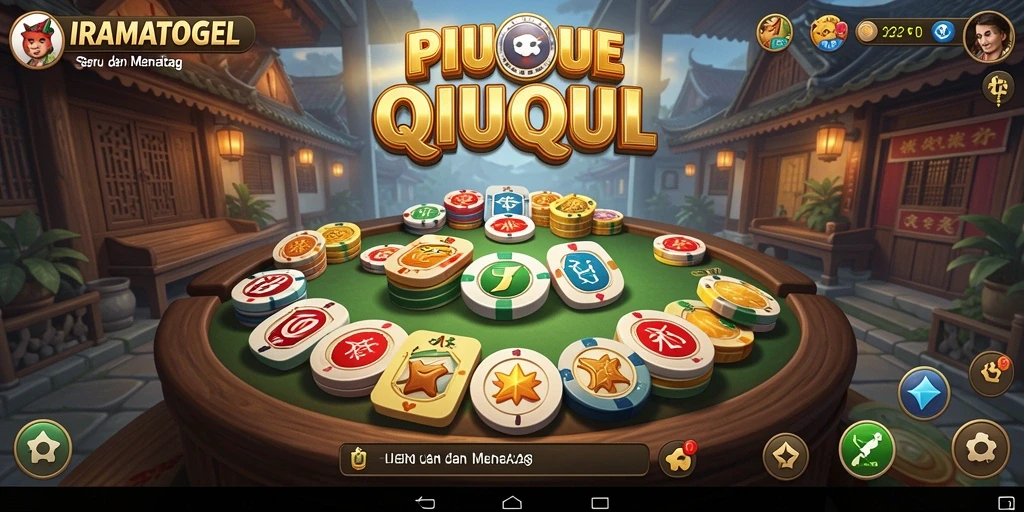 Tampilan gameplay QiuQiu yang seru di IRAMATOGEL.