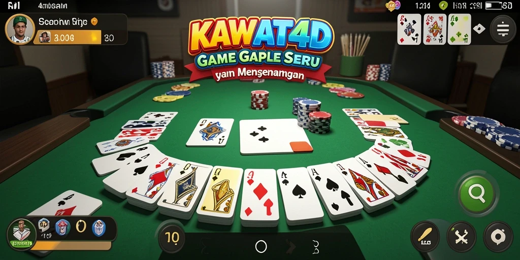 Tampilan gameplay KAWAT4D yang menarik dan penuh keseruan.