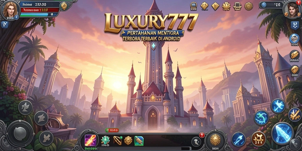 Tampilan gameplay menara dengan strategi pertahanan yang mendebarkan.