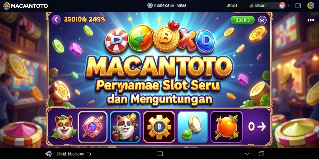 Tampilan gameplay menarik dari MACANTOTO yang memikat pemain.