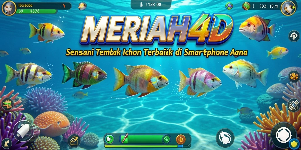 Gameplay menembak ikan yang seru dan menantang di MERIAH4D.