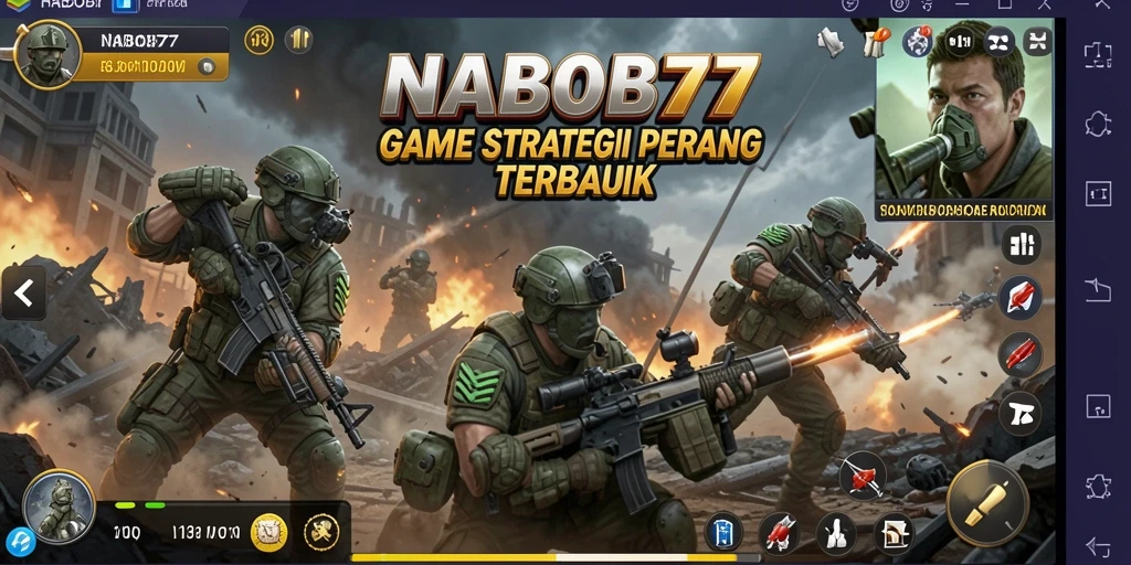 Tampilkan aksi pertempuran epik dalam NABOB77.