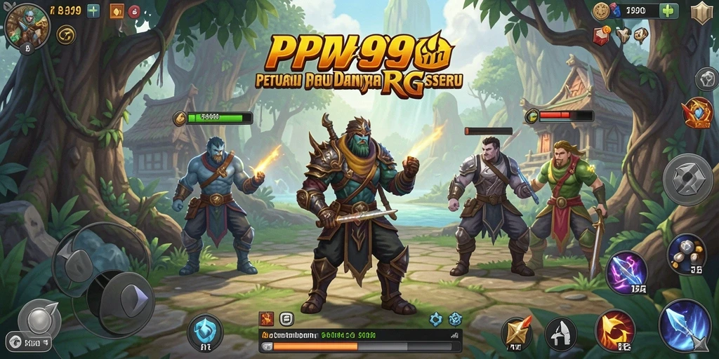 Tampilan gameplay RPG yang seru dan interaktif di PPV99.