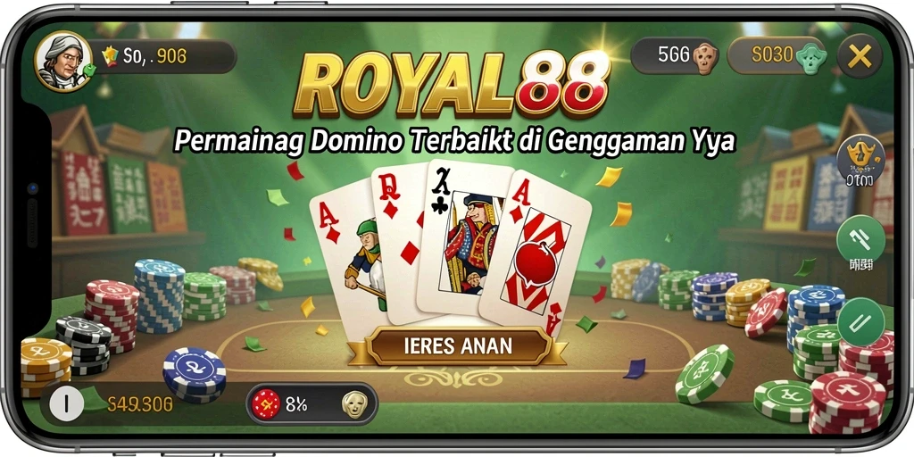 Screenshot gameplay ROYAL88 yang menunjukkan keseruan permainan Domino.
