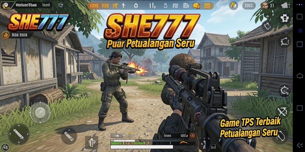Tampilan aksi epik dalam gameplay SHE777 yang mendebarkan.