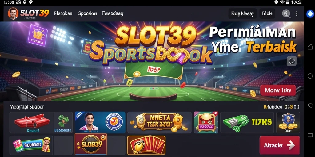 Tangkapan layar SLOT39 menampilkan suasana taruhan olahraga yang seru.