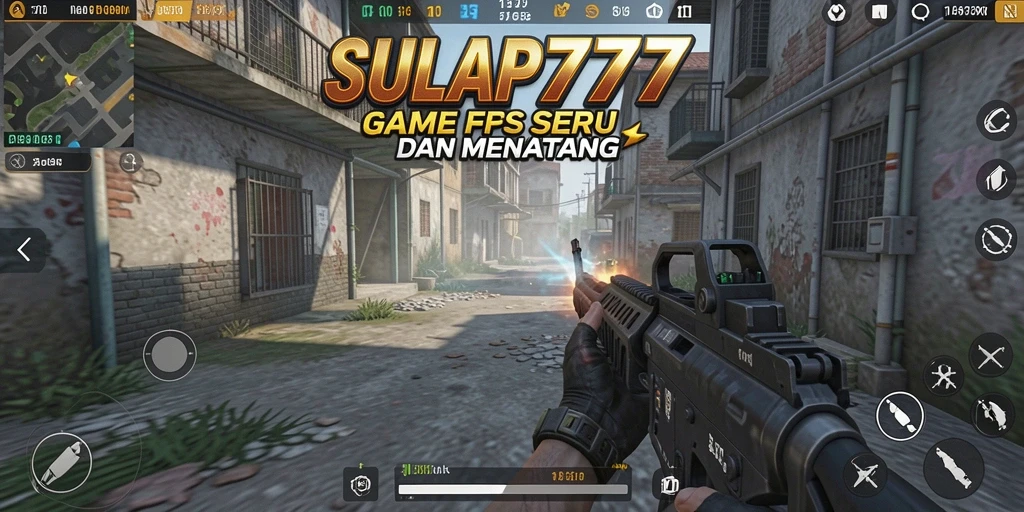 Tangkapan layar menunjukkan momen seru dalam gameplay FPS SULAP777.